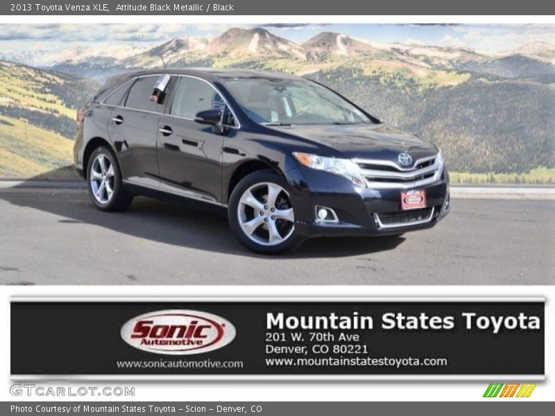 Attitude Black Metallic / Black 2013 Toyota Venza XLE
