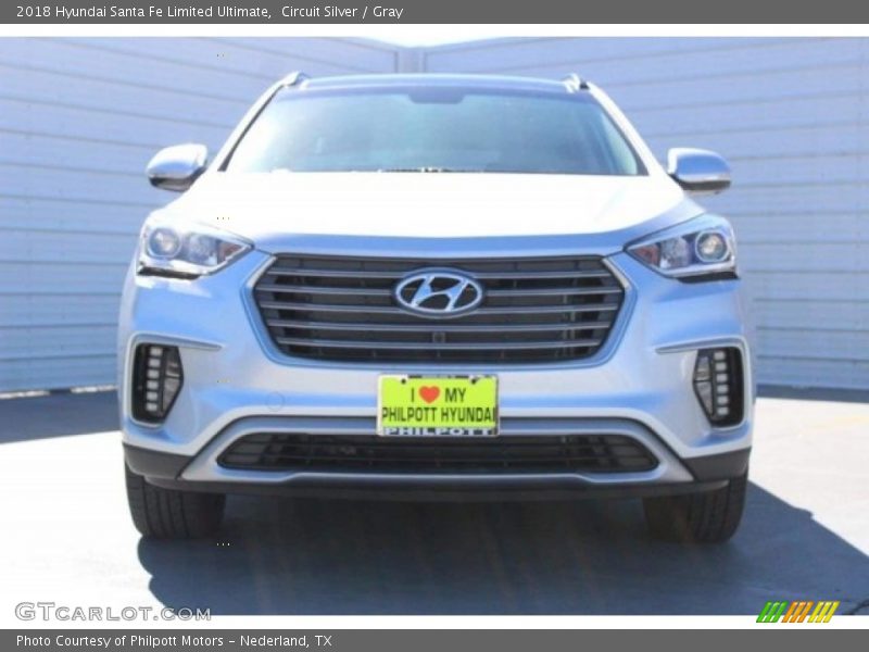 Circuit Silver / Gray 2018 Hyundai Santa Fe Limited Ultimate