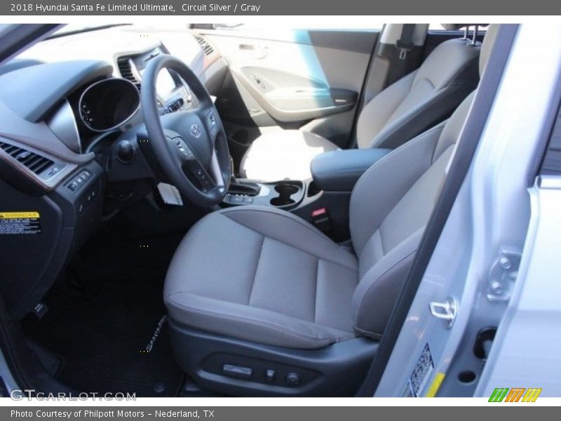 Circuit Silver / Gray 2018 Hyundai Santa Fe Limited Ultimate