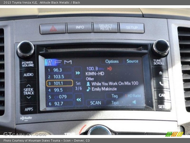 Attitude Black Metallic / Black 2013 Toyota Venza XLE