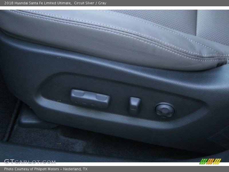 Circuit Silver / Gray 2018 Hyundai Santa Fe Limited Ultimate