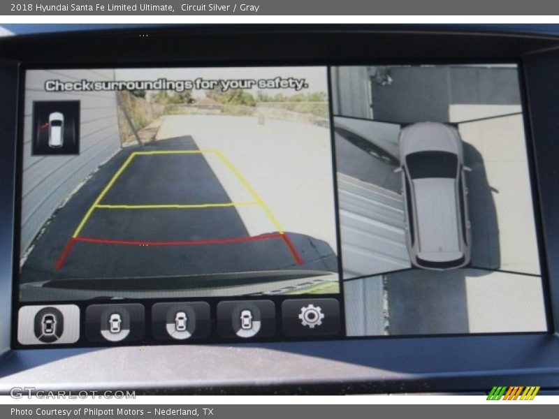 Circuit Silver / Gray 2018 Hyundai Santa Fe Limited Ultimate