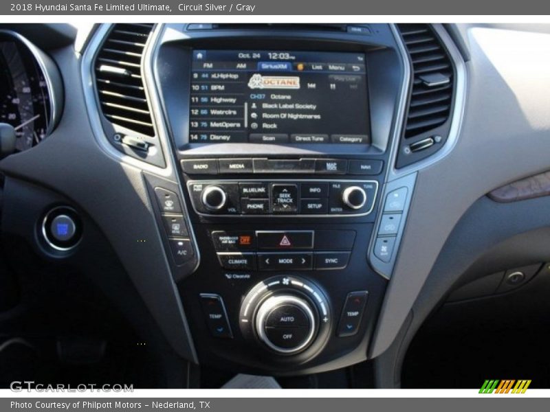 Circuit Silver / Gray 2018 Hyundai Santa Fe Limited Ultimate