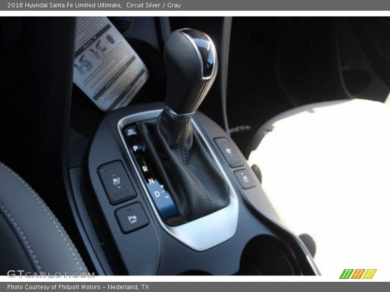 Circuit Silver / Gray 2018 Hyundai Santa Fe Limited Ultimate