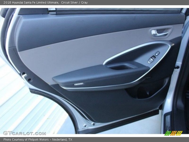 Circuit Silver / Gray 2018 Hyundai Santa Fe Limited Ultimate