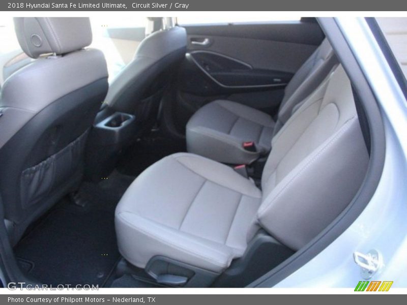 Circuit Silver / Gray 2018 Hyundai Santa Fe Limited Ultimate