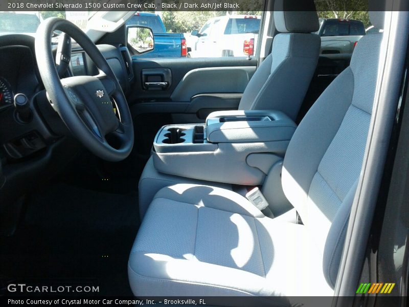 Black / Dark Ash/Jet Black 2018 Chevrolet Silverado 1500 Custom Crew Cab