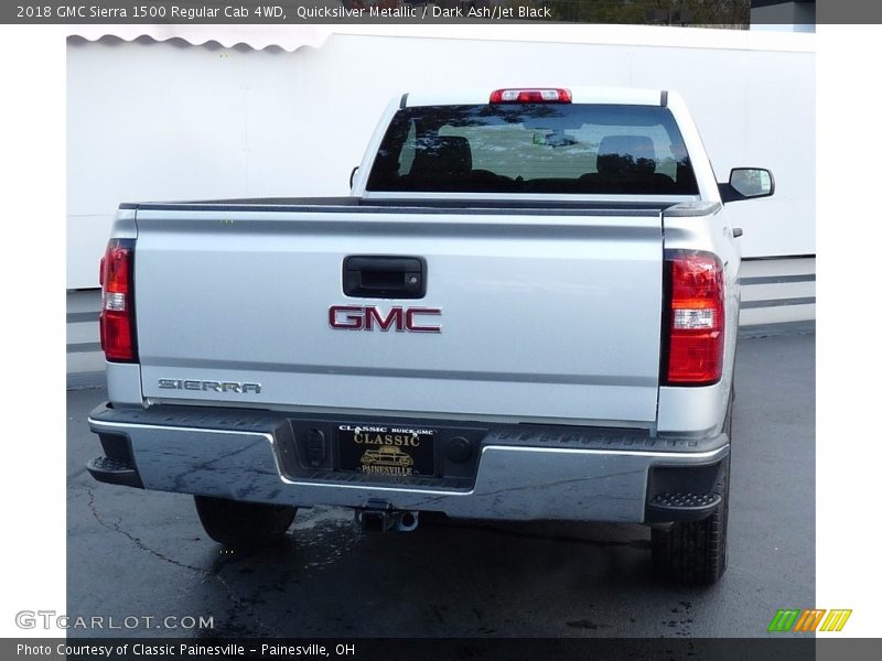 Quicksilver Metallic / Dark Ash/Jet Black 2018 GMC Sierra 1500 Regular Cab 4WD