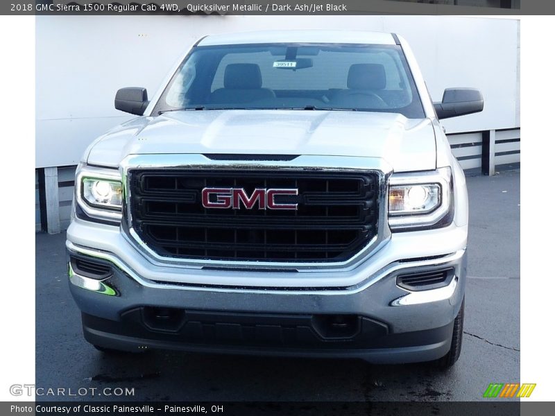 Quicksilver Metallic / Dark Ash/Jet Black 2018 GMC Sierra 1500 Regular Cab 4WD