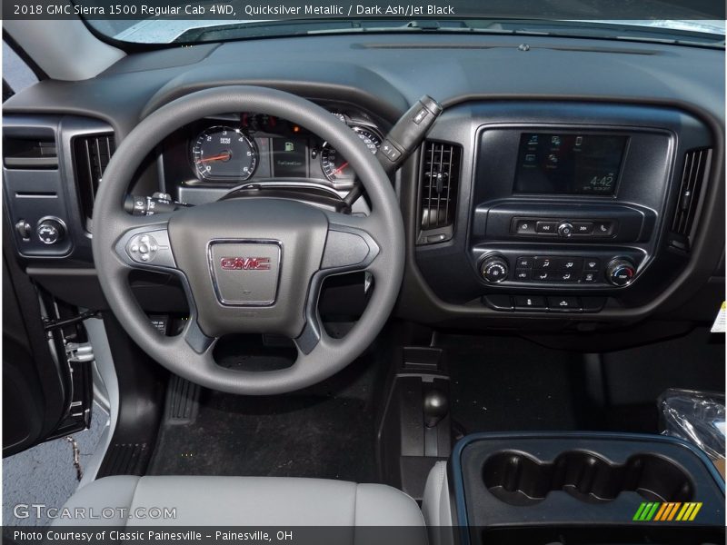 Quicksilver Metallic / Dark Ash/Jet Black 2018 GMC Sierra 1500 Regular Cab 4WD