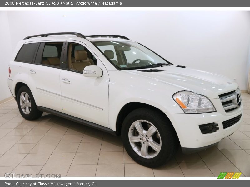 Arctic White / Macadamia 2008 Mercedes-Benz GL 450 4Matic