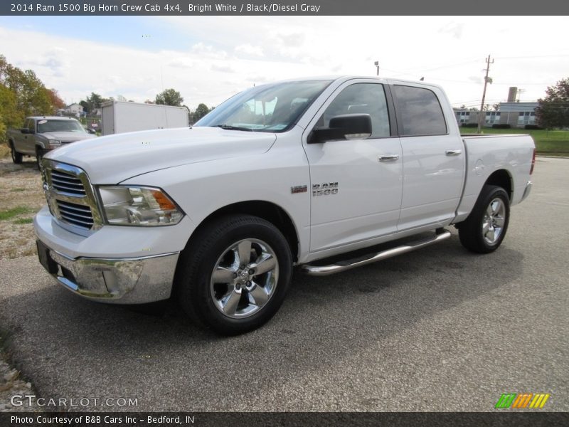 Bright White / Black/Diesel Gray 2014 Ram 1500 Big Horn Crew Cab 4x4