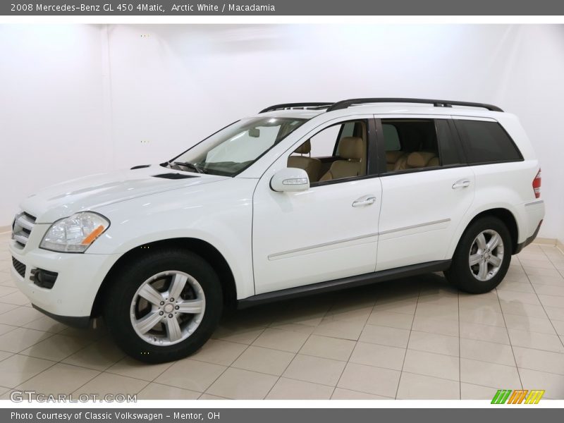 Arctic White / Macadamia 2008 Mercedes-Benz GL 450 4Matic
