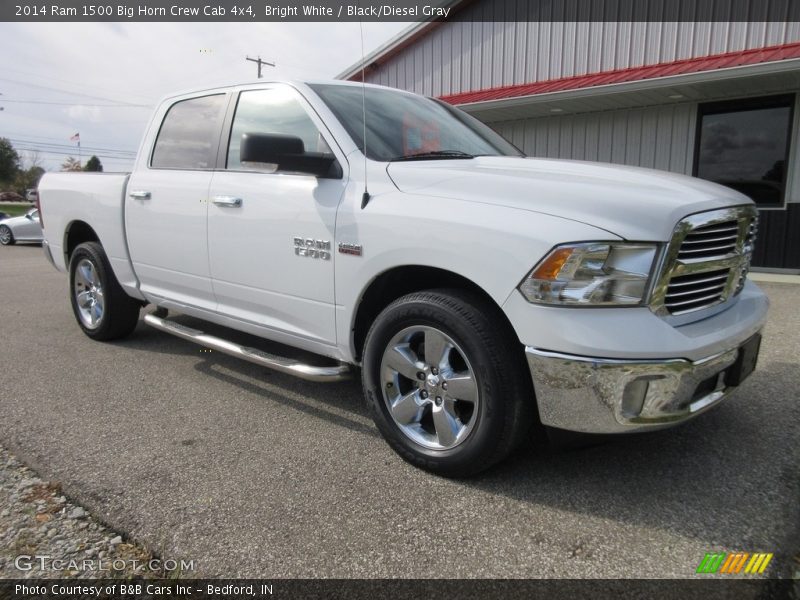 Bright White / Black/Diesel Gray 2014 Ram 1500 Big Horn Crew Cab 4x4