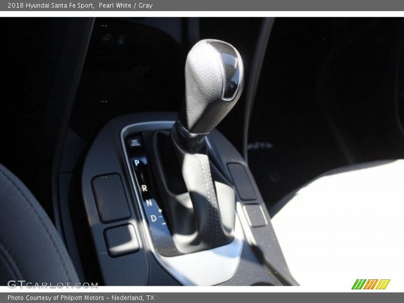 Pearl White / Gray 2018 Hyundai Santa Fe Sport
