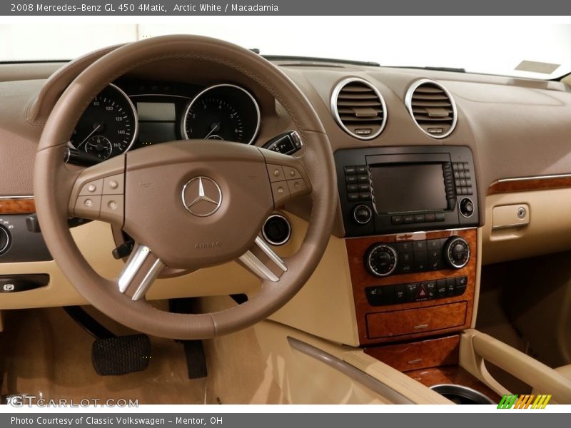 Arctic White / Macadamia 2008 Mercedes-Benz GL 450 4Matic