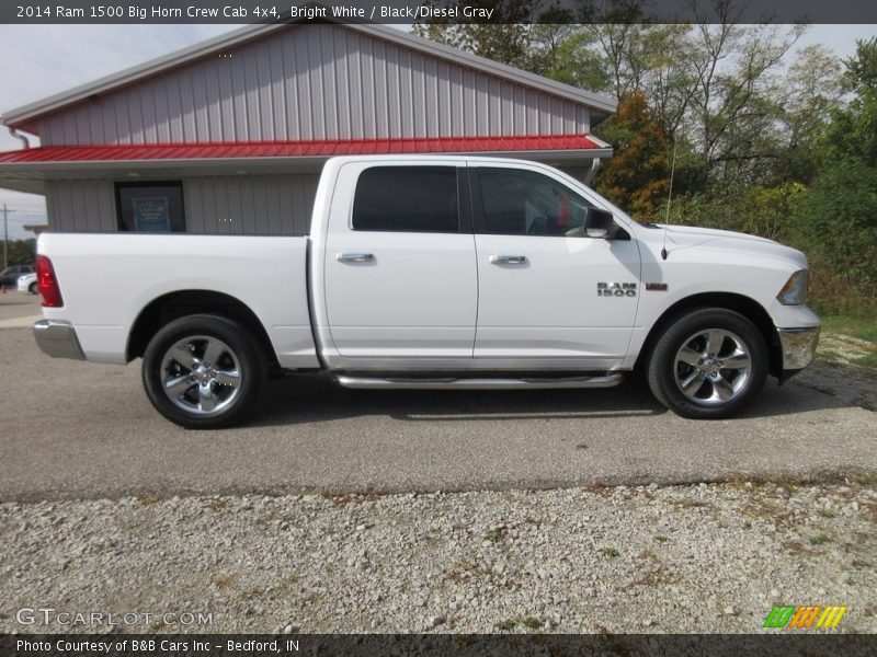 Bright White / Black/Diesel Gray 2014 Ram 1500 Big Horn Crew Cab 4x4