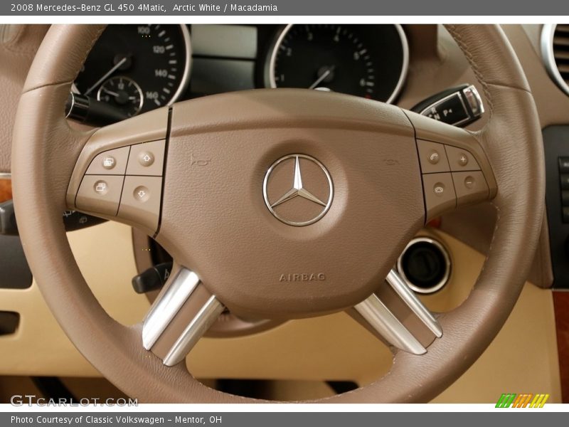 Arctic White / Macadamia 2008 Mercedes-Benz GL 450 4Matic