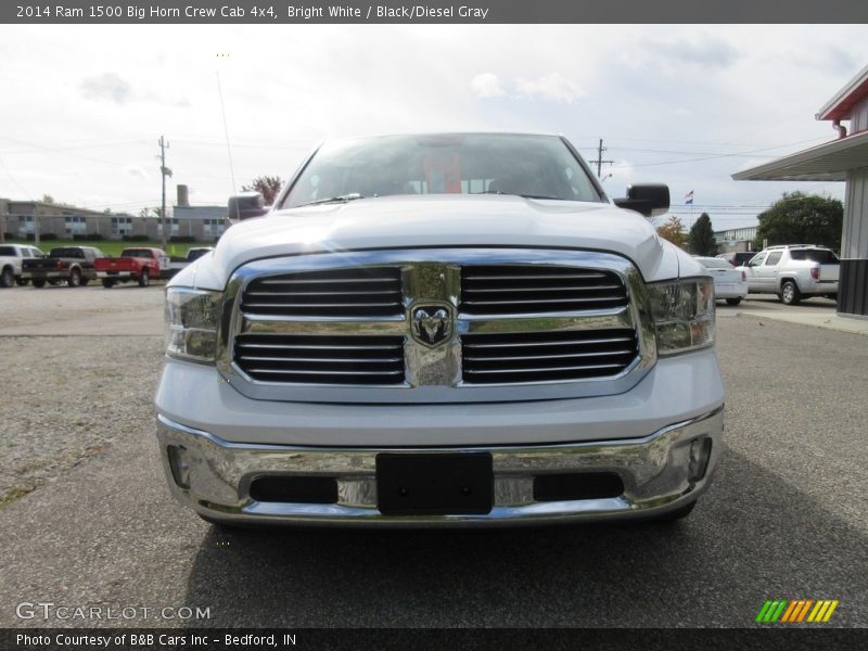 Bright White / Black/Diesel Gray 2014 Ram 1500 Big Horn Crew Cab 4x4