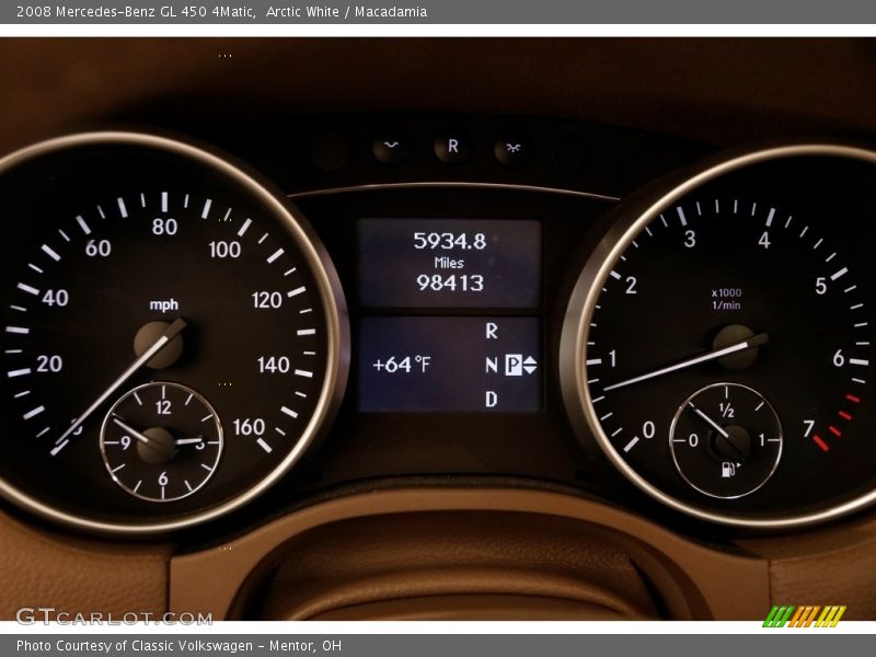Arctic White / Macadamia 2008 Mercedes-Benz GL 450 4Matic