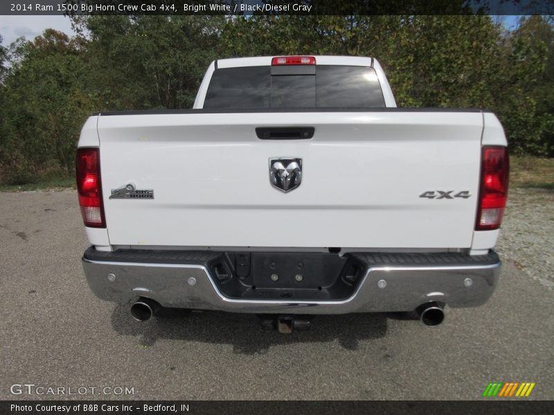 Bright White / Black/Diesel Gray 2014 Ram 1500 Big Horn Crew Cab 4x4