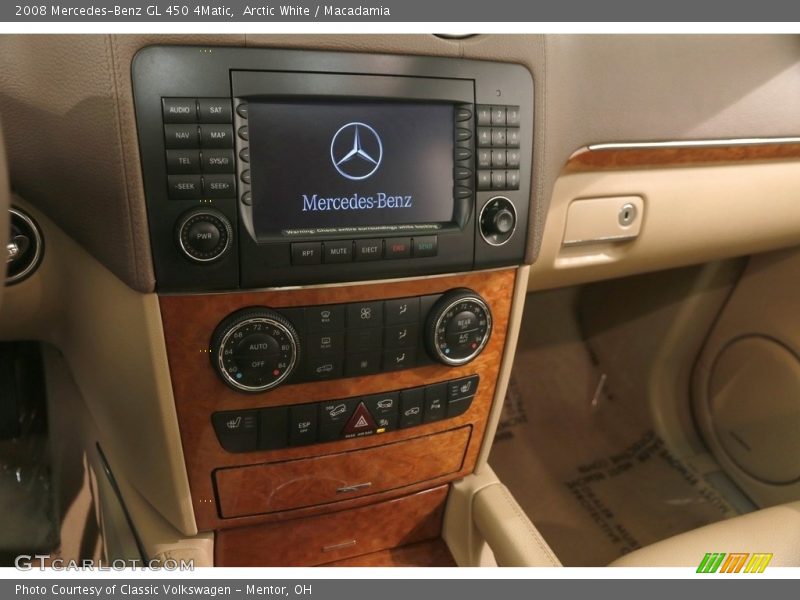 Arctic White / Macadamia 2008 Mercedes-Benz GL 450 4Matic