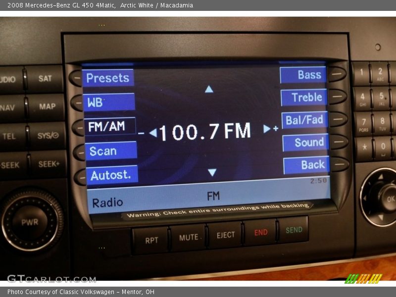 Arctic White / Macadamia 2008 Mercedes-Benz GL 450 4Matic