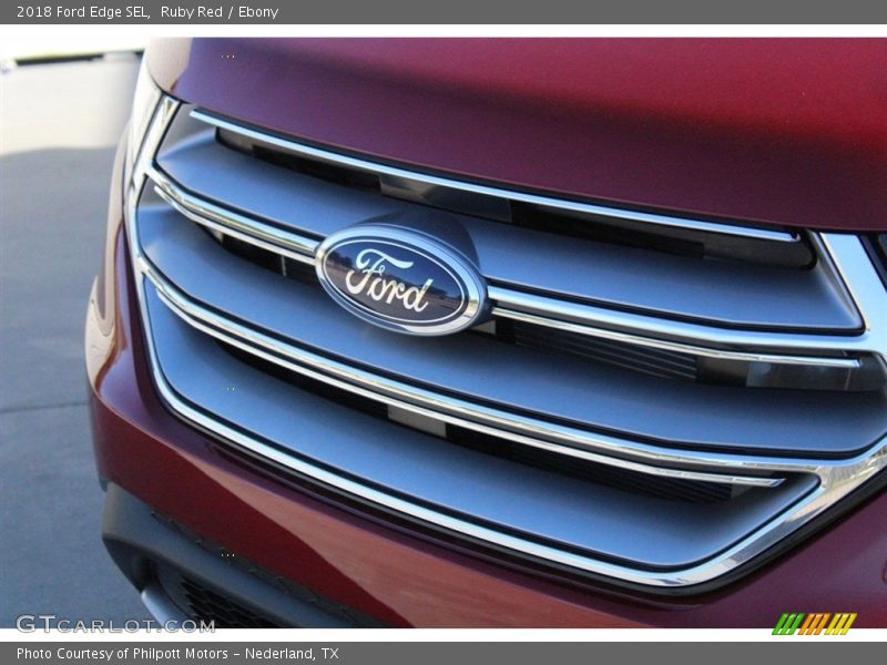 Ruby Red / Ebony 2018 Ford Edge SEL