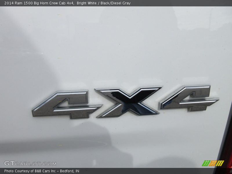 Bright White / Black/Diesel Gray 2014 Ram 1500 Big Horn Crew Cab 4x4