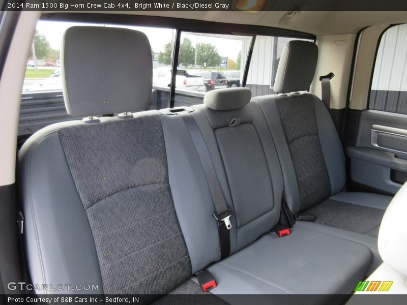 Bright White / Black/Diesel Gray 2014 Ram 1500 Big Horn Crew Cab 4x4