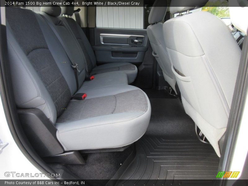 Bright White / Black/Diesel Gray 2014 Ram 1500 Big Horn Crew Cab 4x4