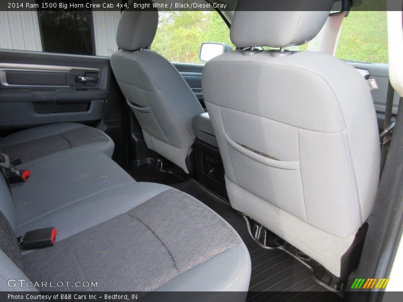 Bright White / Black/Diesel Gray 2014 Ram 1500 Big Horn Crew Cab 4x4