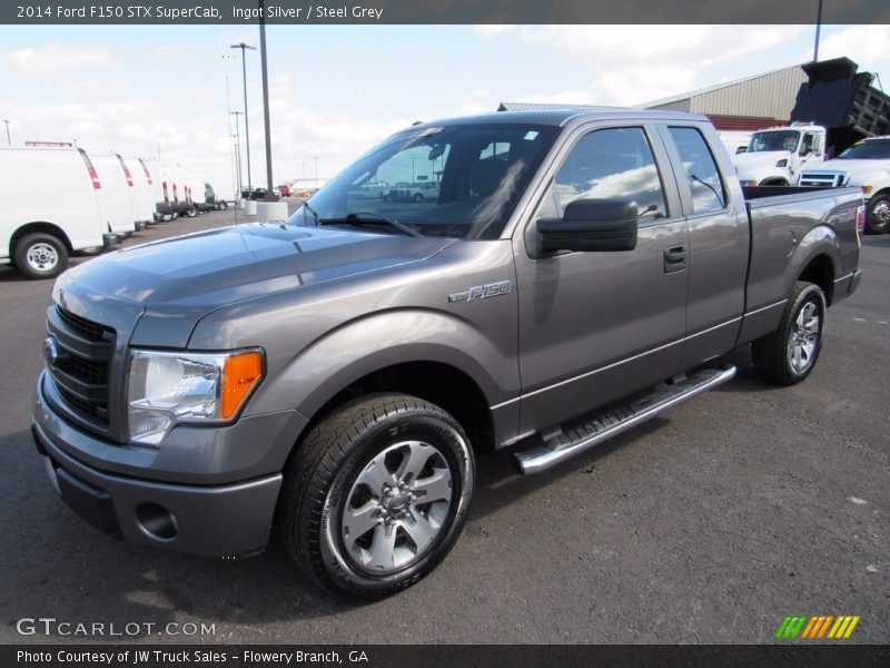 Ingot Silver / Steel Grey 2014 Ford F150 STX SuperCab