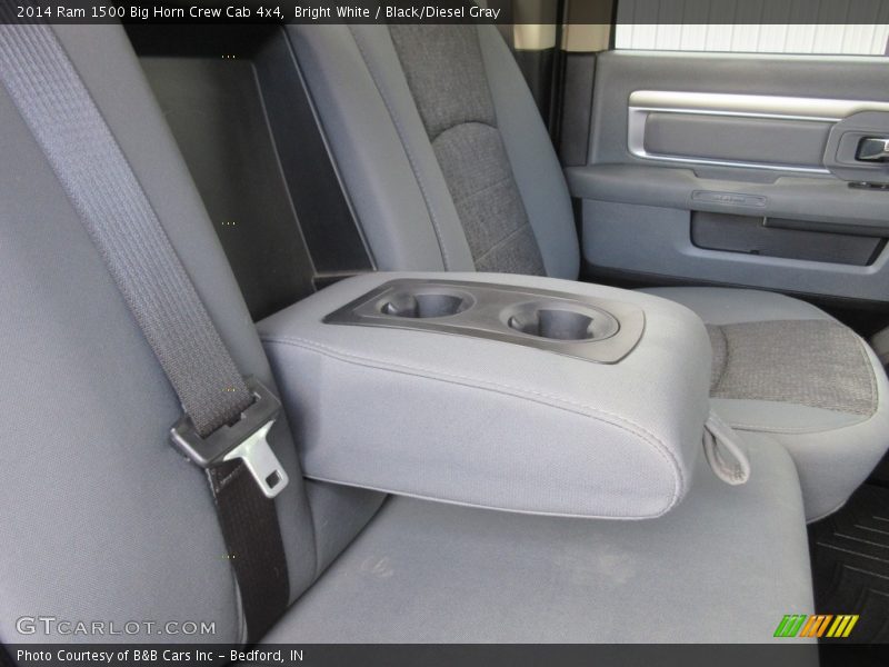 Bright White / Black/Diesel Gray 2014 Ram 1500 Big Horn Crew Cab 4x4