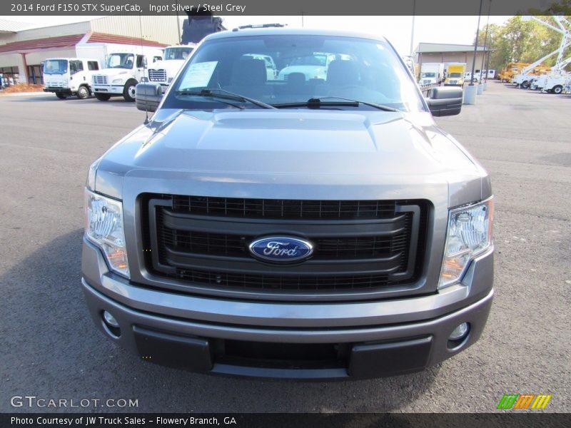 Ingot Silver / Steel Grey 2014 Ford F150 STX SuperCab