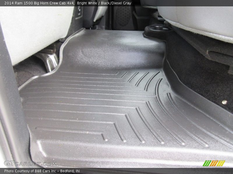 Bright White / Black/Diesel Gray 2014 Ram 1500 Big Horn Crew Cab 4x4