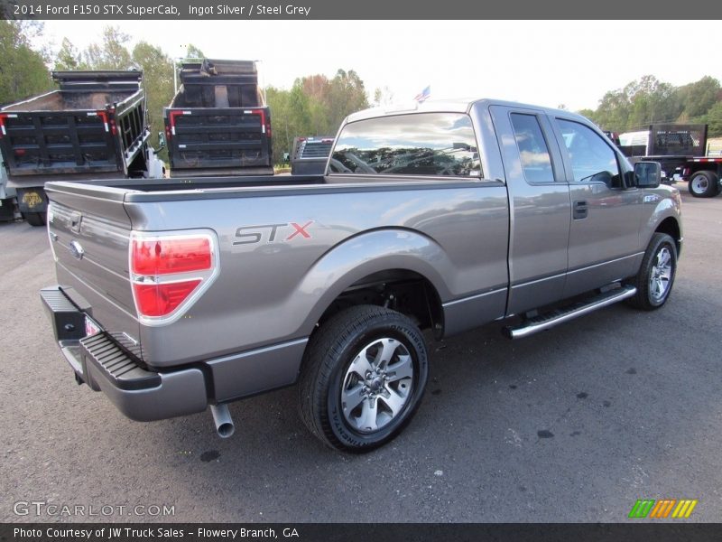 Ingot Silver / Steel Grey 2014 Ford F150 STX SuperCab