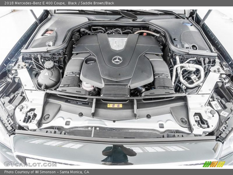 Black / Saddle Brown/Black 2018 Mercedes-Benz E 400 Coupe