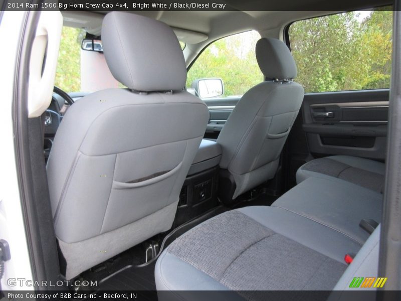 Bright White / Black/Diesel Gray 2014 Ram 1500 Big Horn Crew Cab 4x4