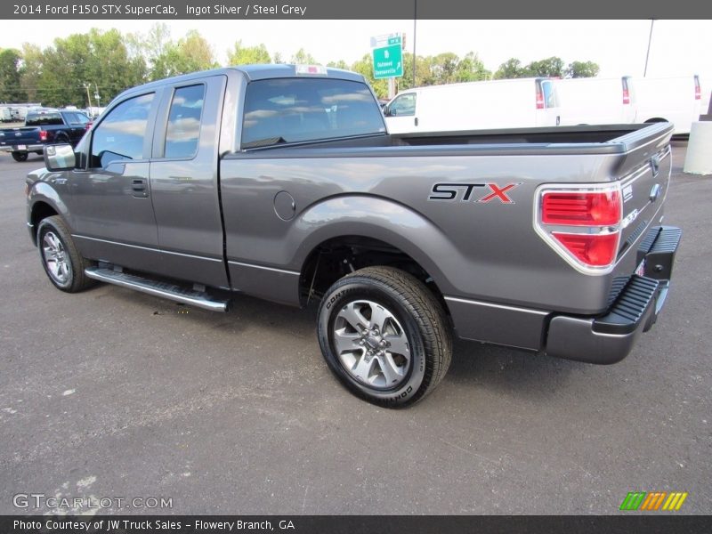 Ingot Silver / Steel Grey 2014 Ford F150 STX SuperCab
