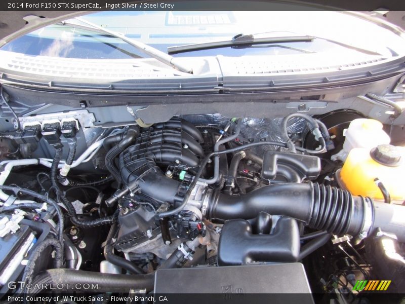 Ingot Silver / Steel Grey 2014 Ford F150 STX SuperCab