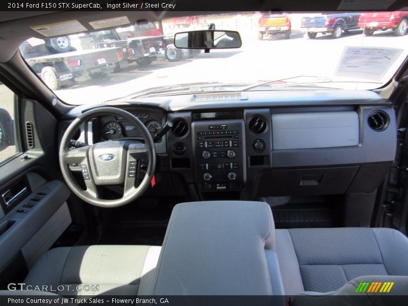 Ingot Silver / Steel Grey 2014 Ford F150 STX SuperCab