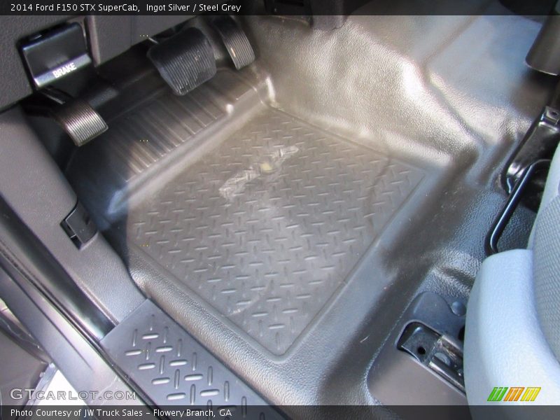 Ingot Silver / Steel Grey 2014 Ford F150 STX SuperCab