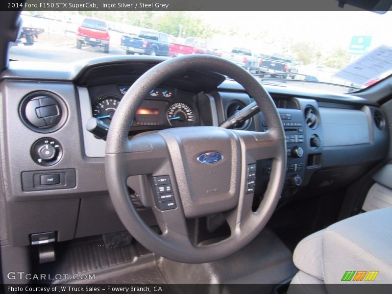 Ingot Silver / Steel Grey 2014 Ford F150 STX SuperCab