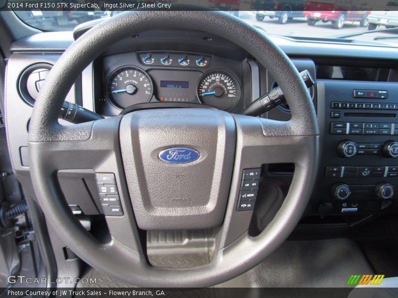 Ingot Silver / Steel Grey 2014 Ford F150 STX SuperCab