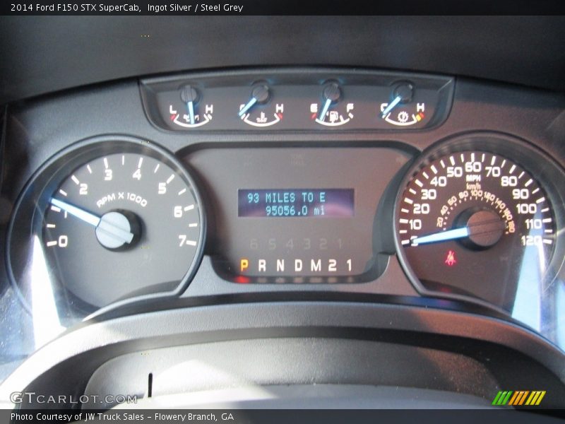 Ingot Silver / Steel Grey 2014 Ford F150 STX SuperCab