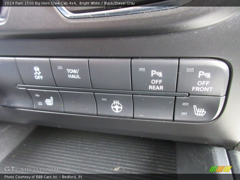 Bright White / Black/Diesel Gray 2014 Ram 1500 Big Horn Crew Cab 4x4