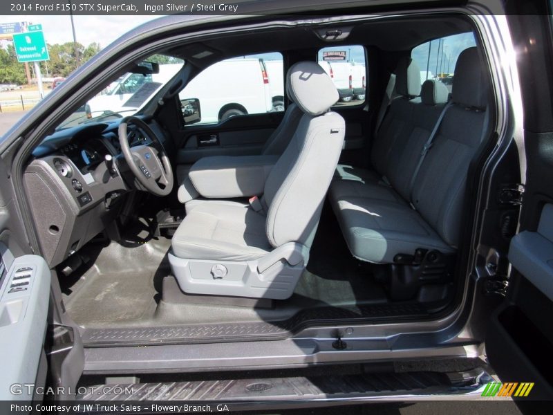 Ingot Silver / Steel Grey 2014 Ford F150 STX SuperCab