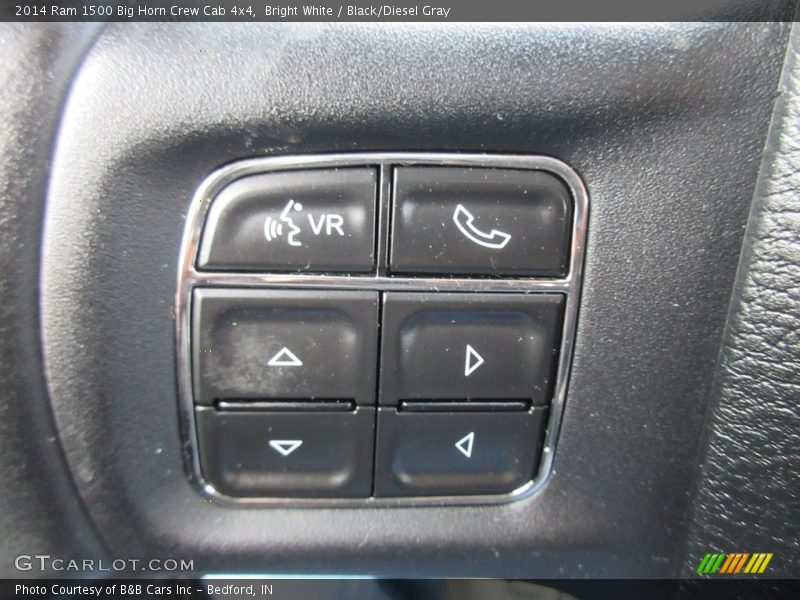 Bright White / Black/Diesel Gray 2014 Ram 1500 Big Horn Crew Cab 4x4