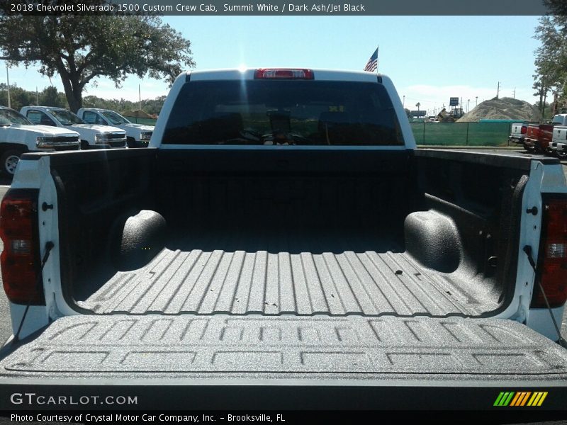 Summit White / Dark Ash/Jet Black 2018 Chevrolet Silverado 1500 Custom Crew Cab